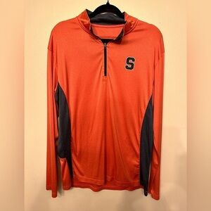 Syracuse quarter zip size XL